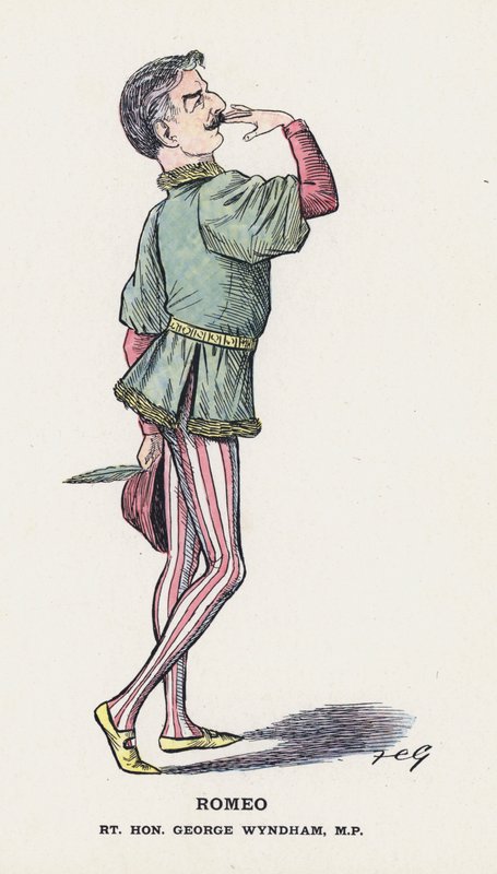 Romeo, Rt Hon George Wyndham (farge litho) av Francis Carruthers Gould