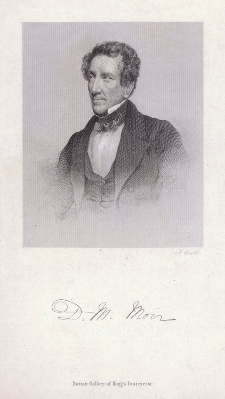 David Macbeth Moir , skotsk lege og forfatter (gravering) av Francis Croll