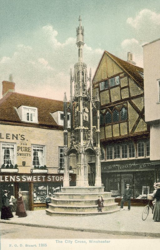 The City Cross, Winchester (fargebilde) av Francis G. O. Stuart