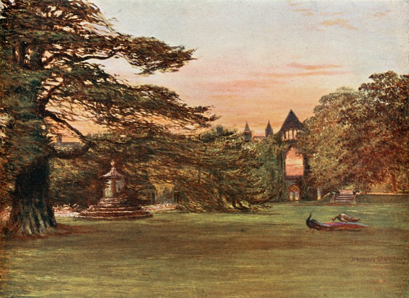 Garden of Newstead Abbey av Francis S. Walker