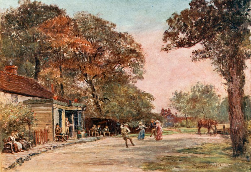 Kingsbury Green, London av Francis S. Walker