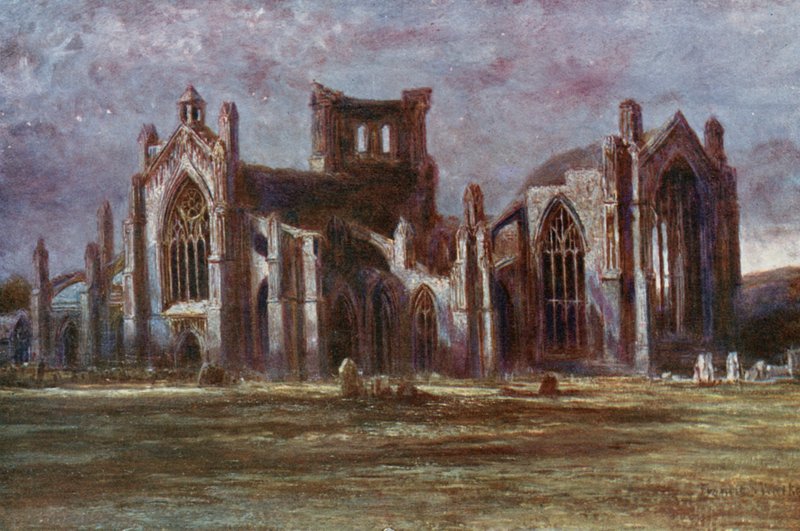 Melrose Abbey av Francis S. Walker