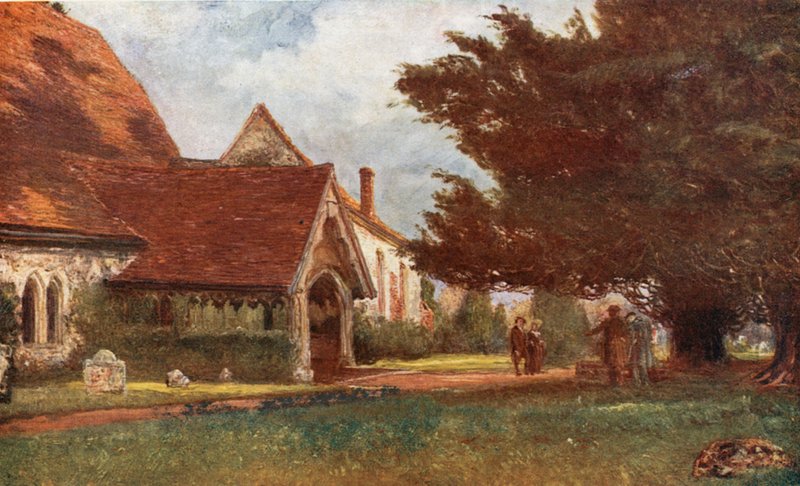 Stoke Poges kirkegård av Francis S. Walker