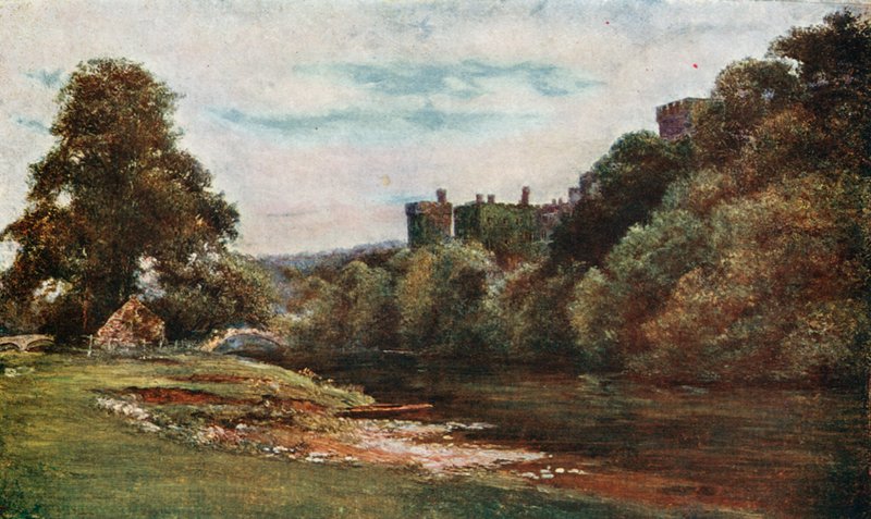 The Blackwater ved Lismore Castle av Francis S. Walker