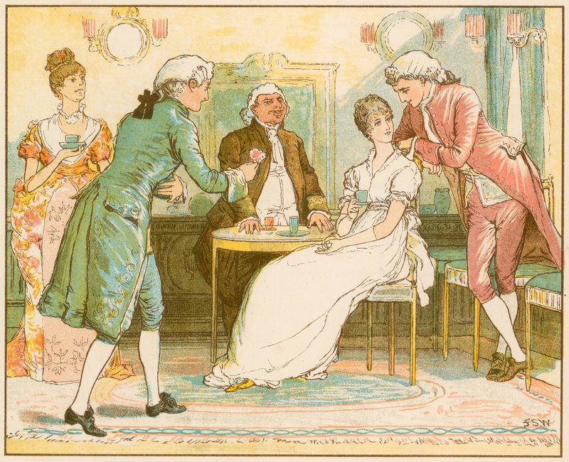 Den øde landsbyen av Oliver Goldsmith av Francis S. Walker