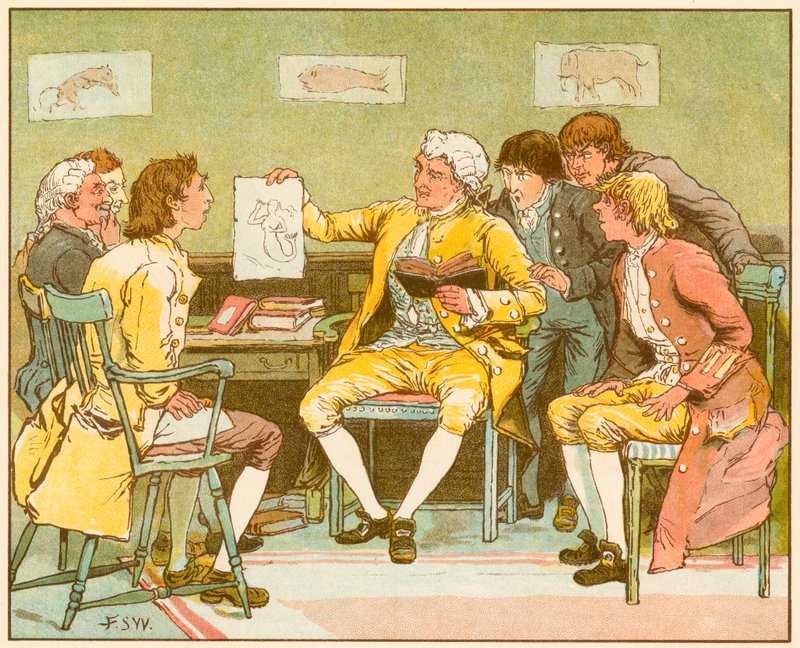 Den øde landsbyen av Oliver Goldsmith av Francis S. Walker