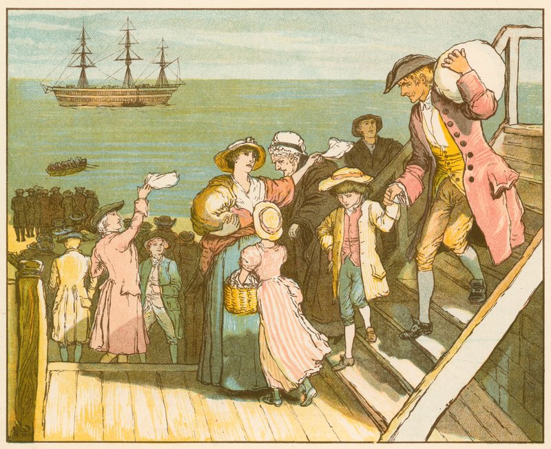 Den øde landsbyen av Oliver Goldsmith av Francis S. Walker