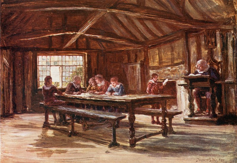 The Grammar School, Stratford on Avon av Francis S. Walker