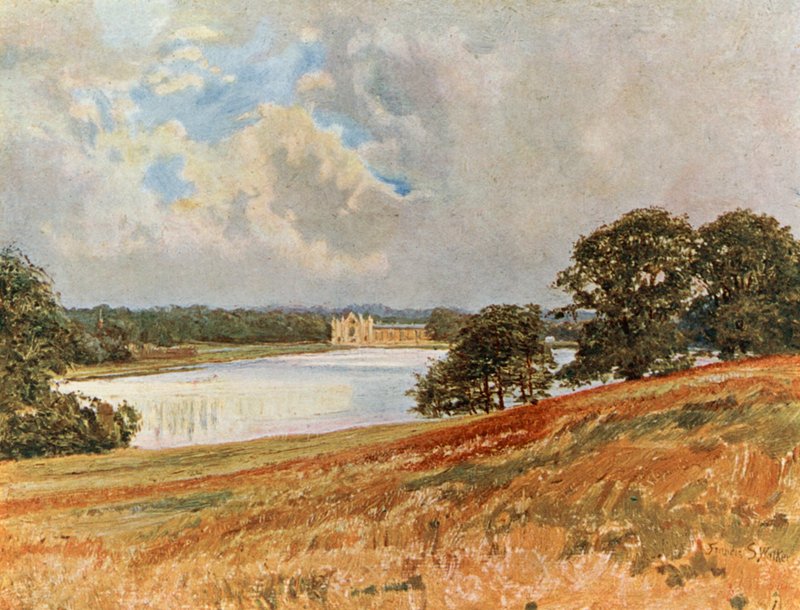 Innsjøen ved Newstead av Francis S. Walker