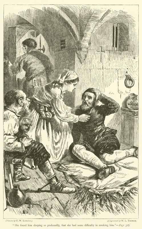 Hun opplevde at han sov så dypt at hun hadde vanskeligheter med å vekke ham av Francis Wilfred Lawson