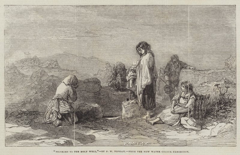 Pilegrimer til den hellige brønn av Francis William Topham