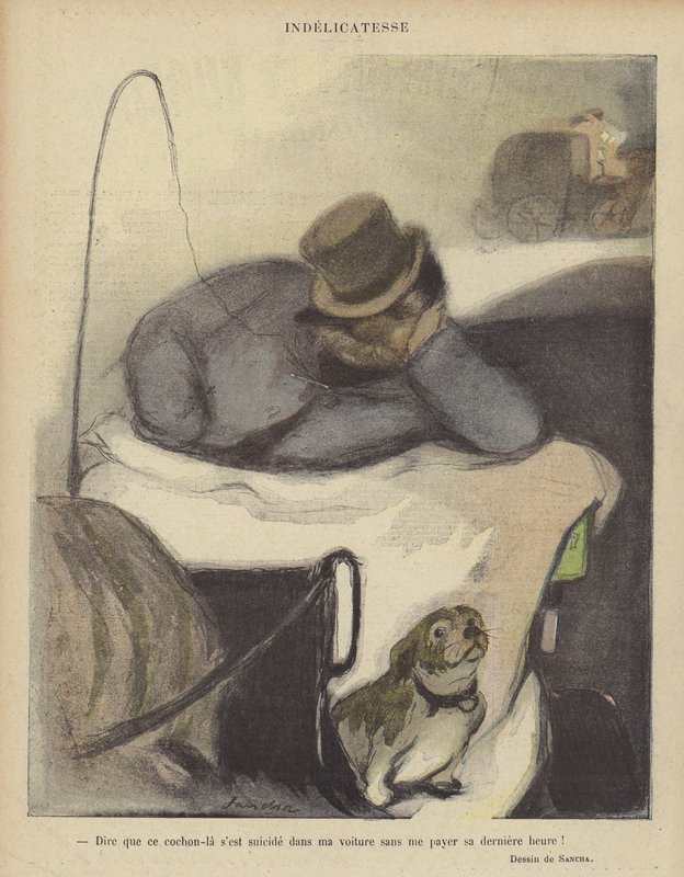 Illustrasjon for Le Rire av Francisco Sancha y Lengo