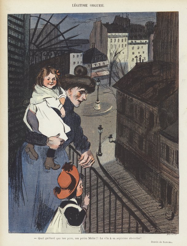 Illustrasjon for Le Rire av Francisco Sancha y Lengo