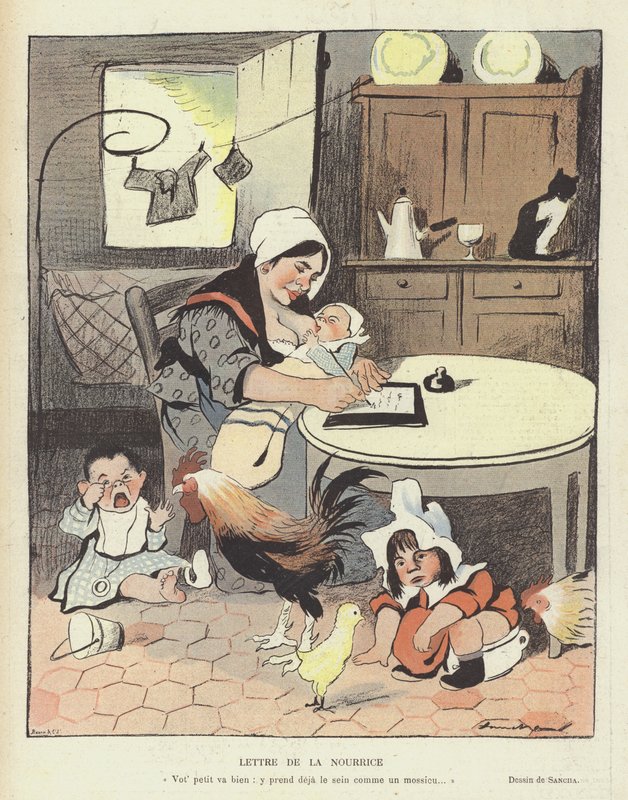 Illustrasjon for Le Rire av Francisco Sancha y Lengo