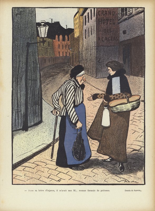 Illustrasjon for Le Rire av Francisco Sancha y Lengo
