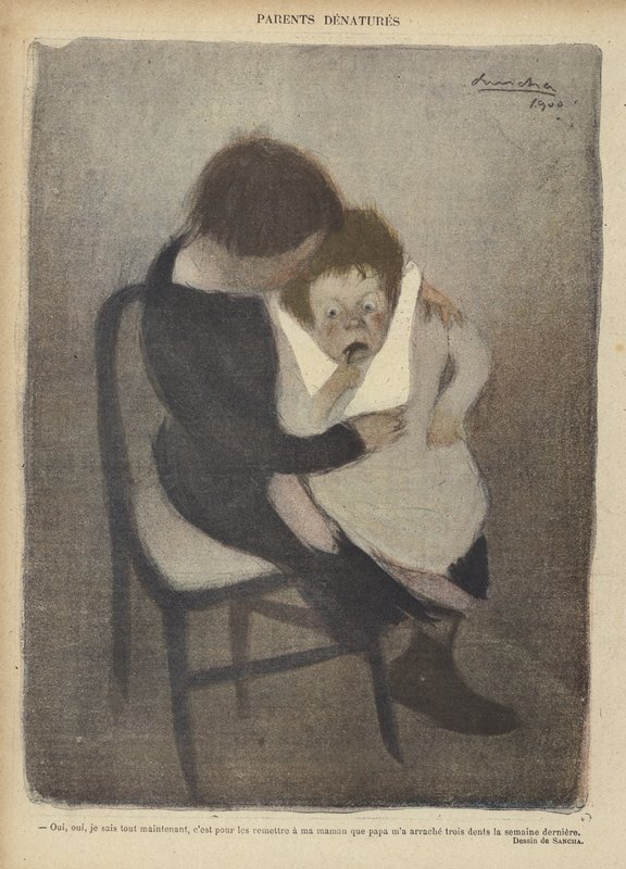 Illustrasjon for Le Rire av Francisco Sancha y Lengo