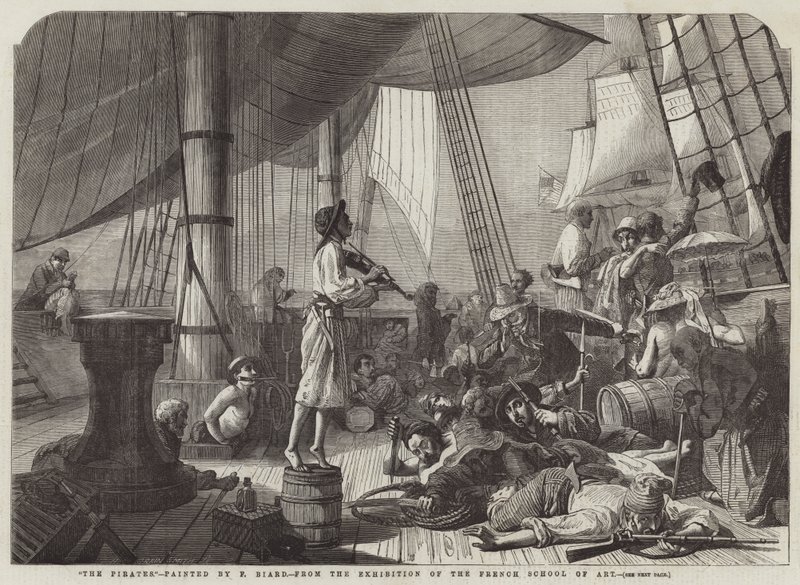 Piratene av François Auguste Biard