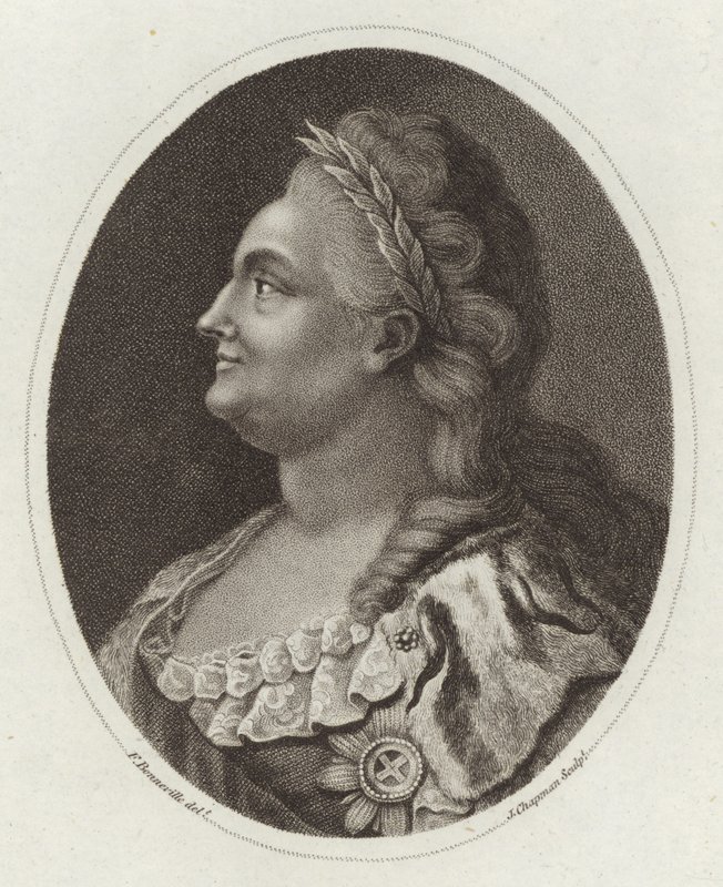 Katarina den store av Francois Bonneville