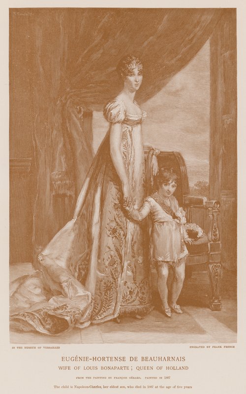 Eugene-Hortense de Beauharnais og Napoleon-Charles av Francois Pascal Simon Gerard