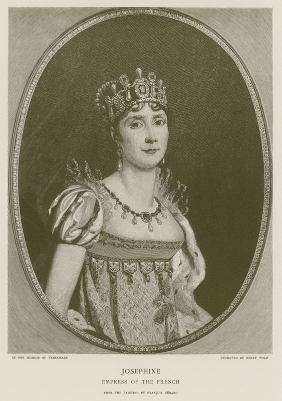 Josephine, keiserinne av franskmennene av Francois Pascal Simon Gerard