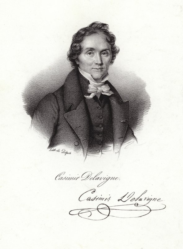 Casimir Delavigne av Francois Seraphin Delpech