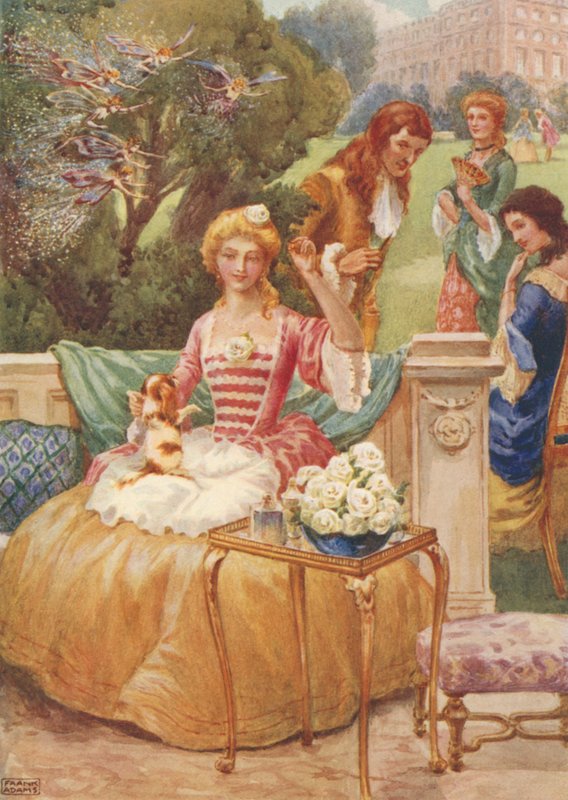 Belinda, fra The Rape of the Lock av Alexander Pope av Frank Adams