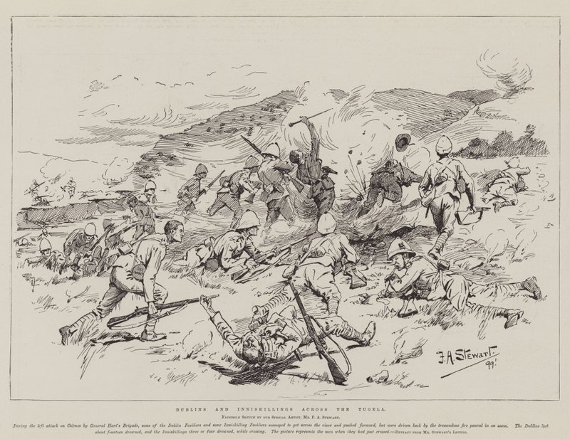 Dublins og Inniskillings over Tugela av Frank Algenon Stewart