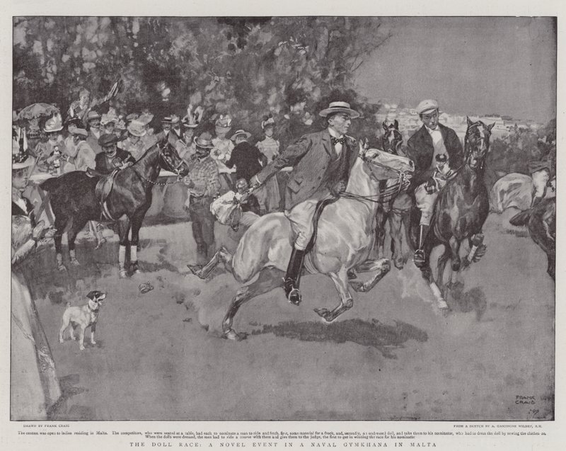The Doll Race, en romanbegivenhet i en Naval Gymkhana på Malta av Frank Craig