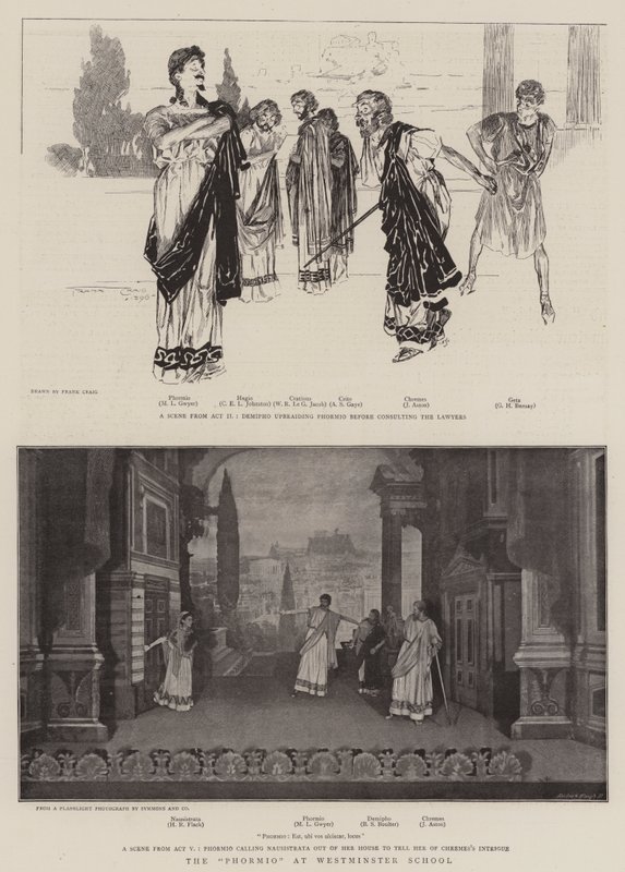 The Phormio på Westminster School av Frank Craig