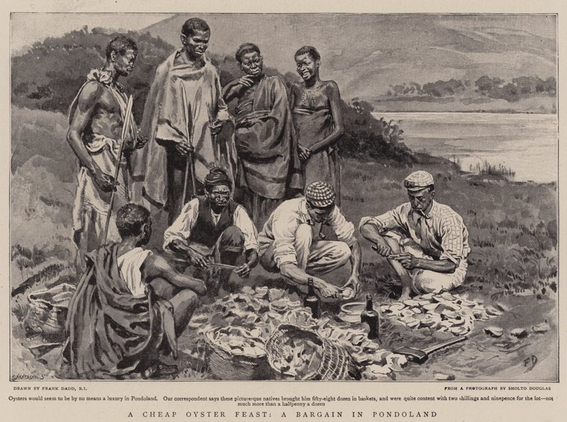 En billig østersfest, et kupp i Pondoland av Frank Dadd