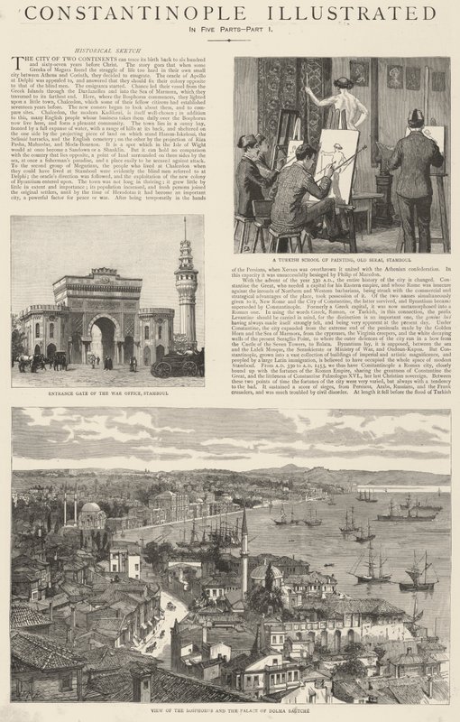 Konstantinopel illustrert av Frank Dadd