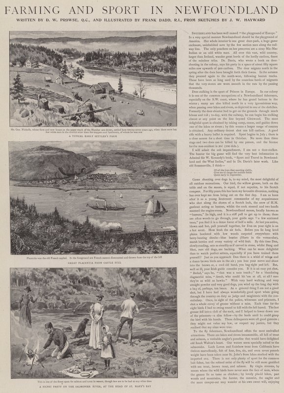 Farming and Sport i Newfoundland av Frank Dadd
