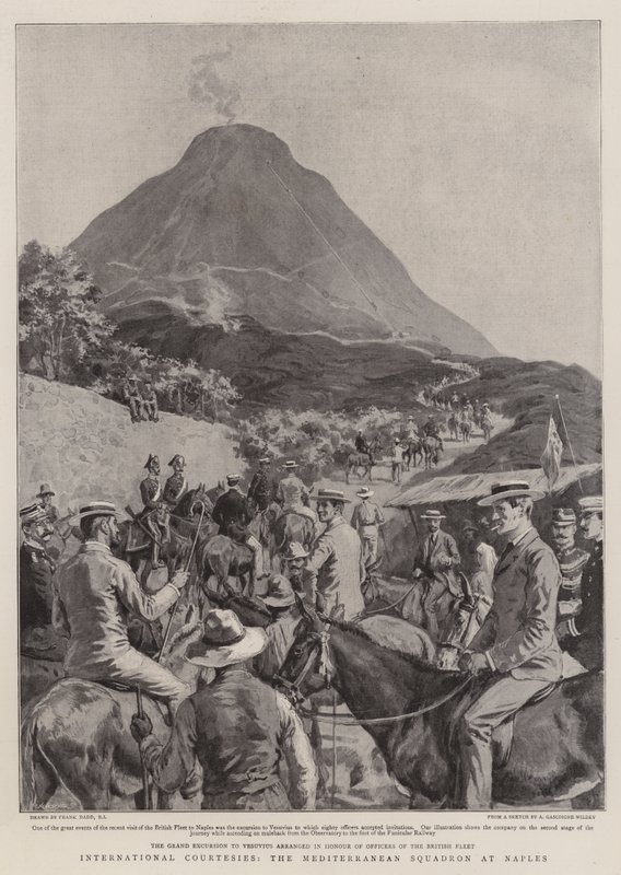 International Courtesies, Middelhavsskvadronen i Napoli av Frank Dadd