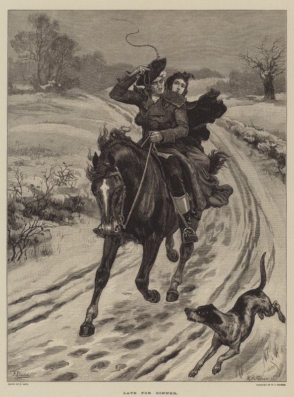 For sent til middag av Frank Dadd