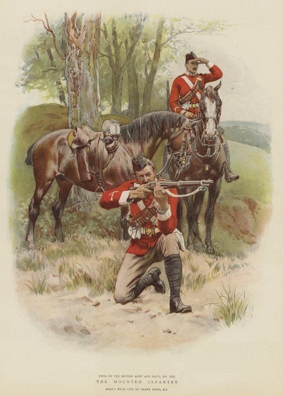 Det monterte infanteriet av Frank Dadd