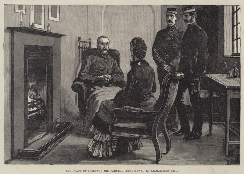 Den irske staten, Mr Parnell intervjuet i Kilmainham fengsel av Frank Dadd