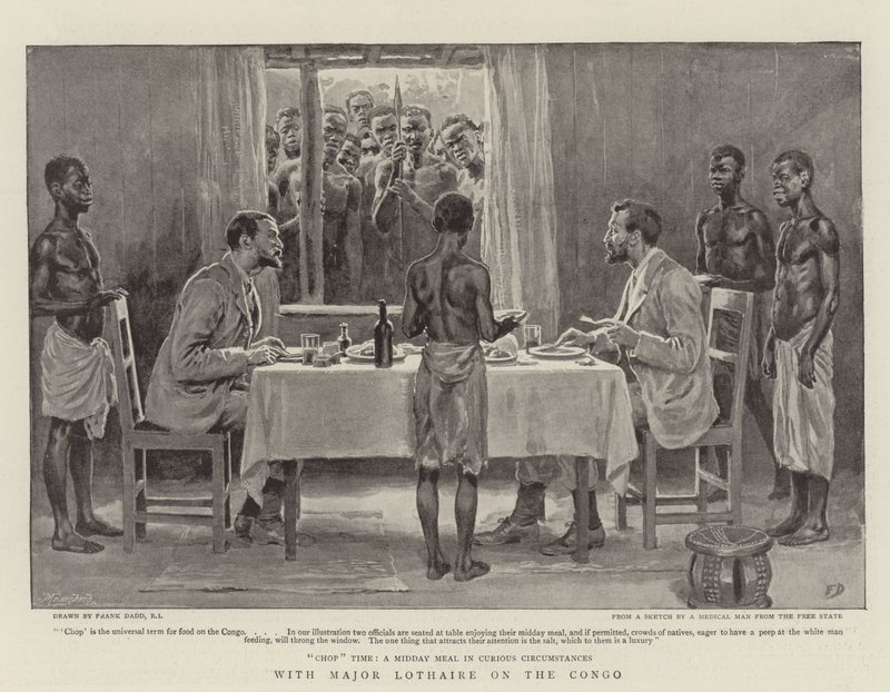 Med major Lothaire i Kongo av Frank Dadd