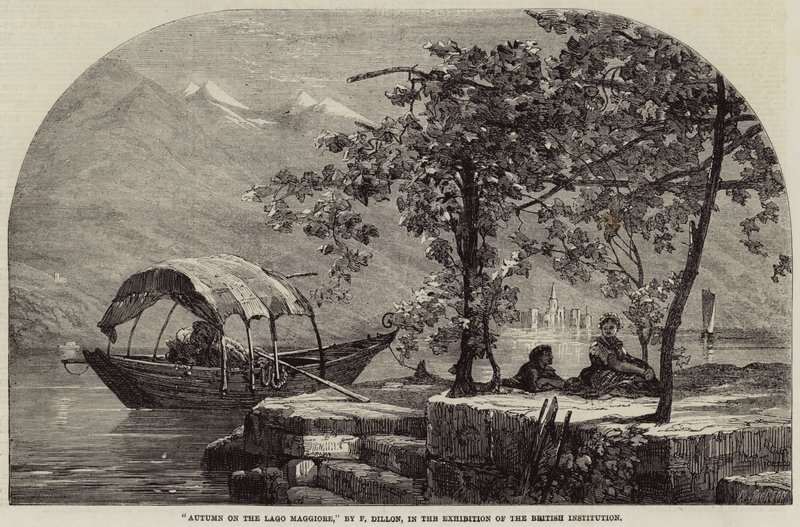 Høst ved Lago Maggiore av Frank Dillon