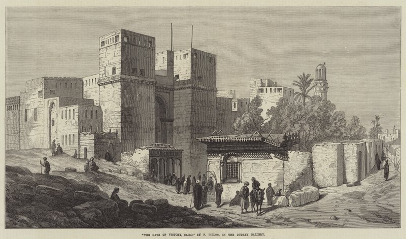 The Gate of Victory, Kairo, i Dudley Gallery av Frank Dillon