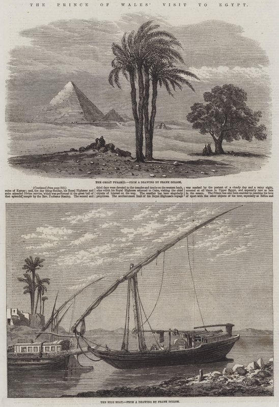 Prinsen av Wales besøk i Egypt av Frank Dillon