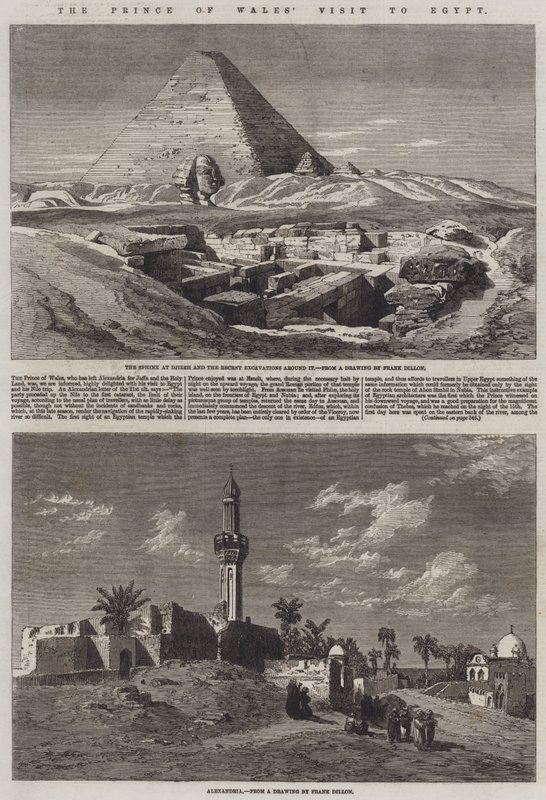 Prinsen av Wales besøk i Egypt av Frank Dillon