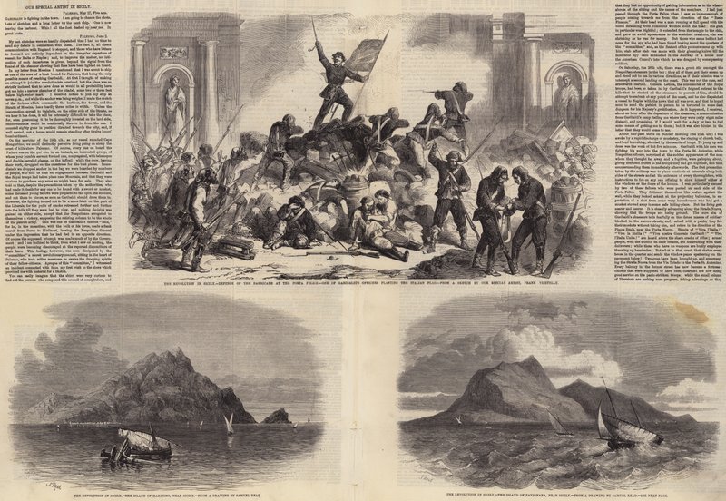 Revolusjonen på Sicilia av Frank Vizetelly