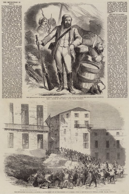 Revolusjonen på Sicilia av Frank Vizetelly