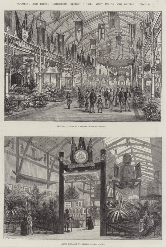 Colonial and Indian Exhibition, Britisk Guyana, Vestindia og Britisk Honduras av Frank Watkins