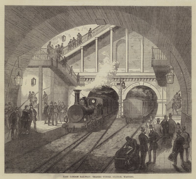 East London Railway, Thames Tunnel Station, Wapping av Frank Watkins