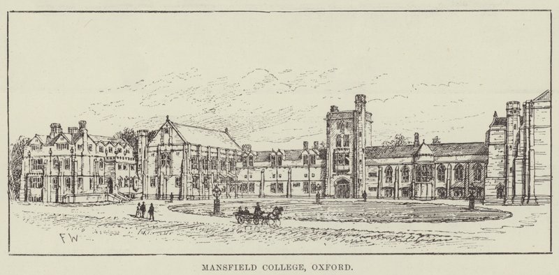 Mansfield College, Oxford av Frank Watkins