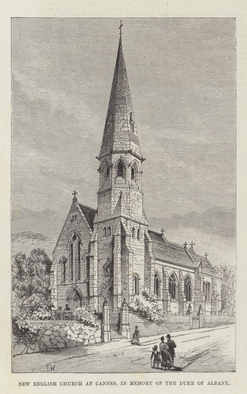 New English Church i Cannes, til minne om hertugen av Albany av Frank Watkins