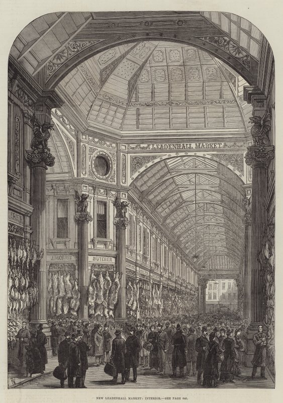 New Leadenhall Market, Interiør av Frank Watkins