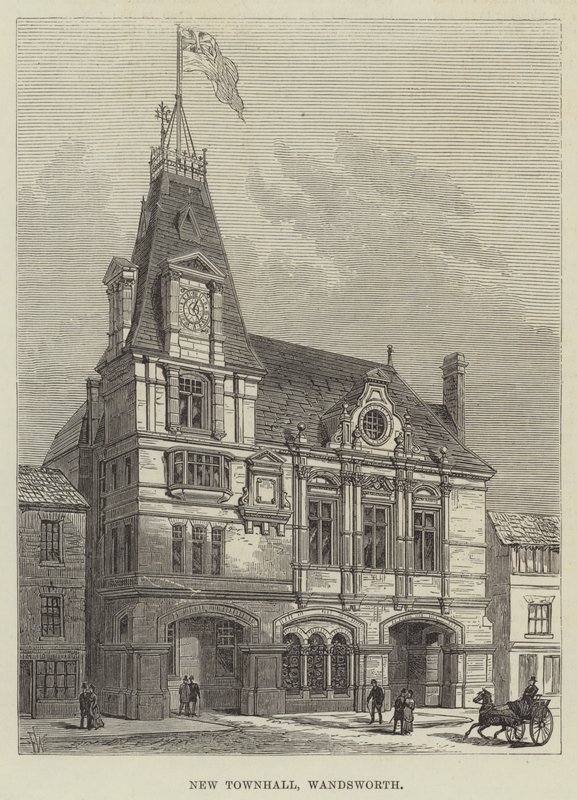New Townhall, Wandsworth av Frank Watkins