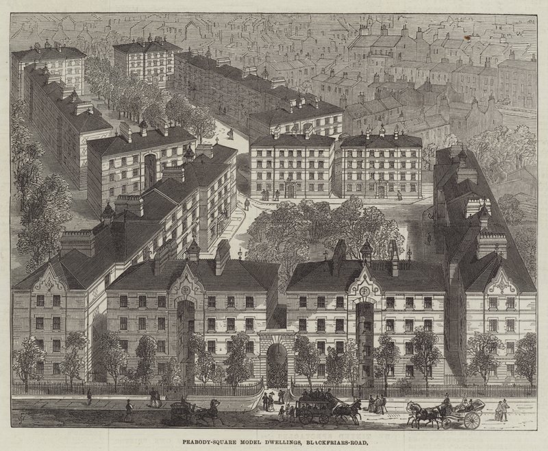 Peabody-Square Model Dwellings, Blackfriars-Road av Frank Watkins
